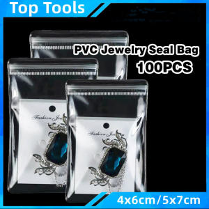 Plastik Klip Pvc 100Pcs Plastik Klip Mika Tebal Tas Anti-Oksidasi Gelang Perhiasan