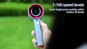 【🔥HCM/24H】Quạt cầm tay tích điện mini có dây đeo100 tốc độ gió có cổng sạc type-C