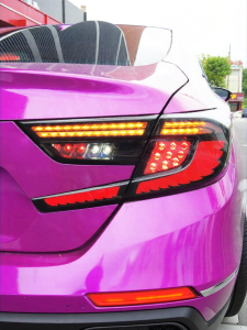 Dragon Scale LED Rear Light Assembly With Flowing Turn Signal