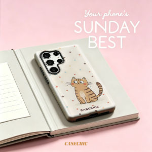 Potdemiel | Cute Strawberry Pattern Case for Samsung Galaxy S26 S25 S24 S23 Ultra Drop Resistant Glossy Dual-Layer Cover CaseChic