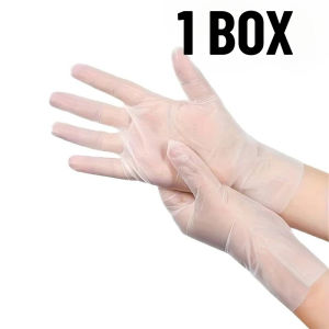 1/3/5BOXES Disposable TPE Gloves Disposable Cleaning Gloves Suitable Household Cleaning Dirt Beauty Hairdressing Baking