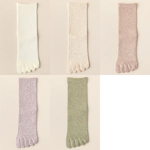 Bendu | Cotton Anti-odor Mid-calf Five Toe Socks 100 Cotton