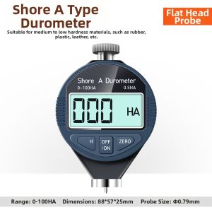 BTE Digital Display Shore Hardness er Rubber Hardness Instrument A/C/D Rubber/ Hard Plastics Shore Hardness Scale 1950