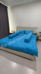 ผ้าปูที่นอน พร้อม ผ้านวม 6 ฟู รัดมูม 3.5ฟู 5ฟู 6ฟู ผ้านุ่มลื่น รุ่น Jeenon