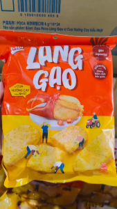 Bánh Gạo Poca Làng Gạo Vị Phô Mai Cua Nướng Cay Gói 108G