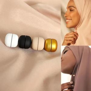 Headscarf Fixed Magnet Brooch Buckle for Scarf Shawl Fashion Pins Women Cardigan Clip Buckle Simple Clothes Accessories