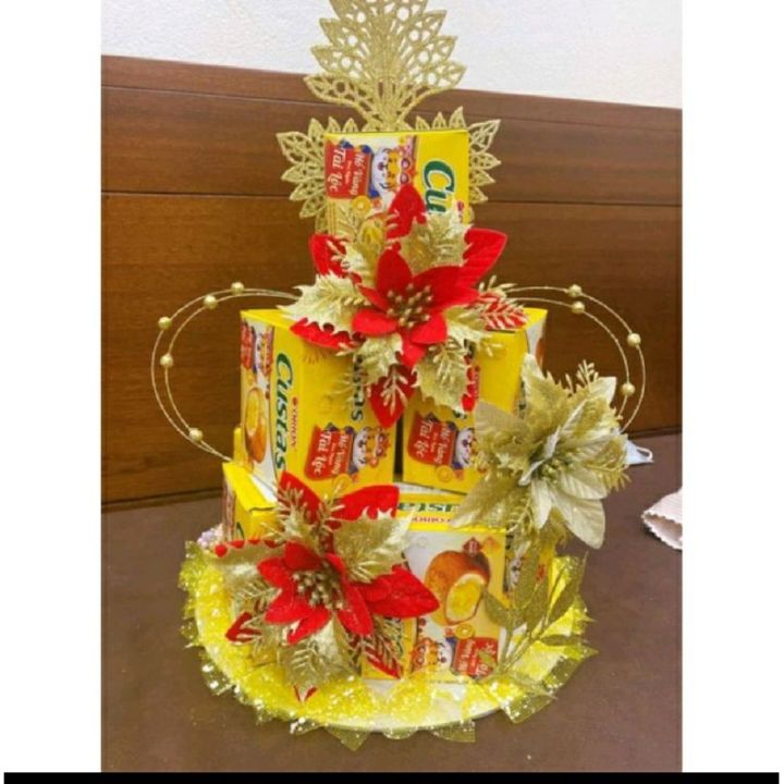 [ Tết 2025 ] Set đồ trang trí tháp bánh, phụ kiện làm oản tài lộc trưng ...