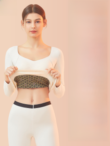 Miiow | Cat Person Autumn Clothes Set Womens 2024 New Winter Base Layer Warm Underwear With Chest Pad Zodiac Year Red