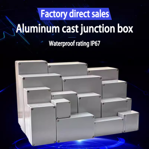 Industry IP67 Waterproof Cast Aluminum Junction Box electronic project Outdoor Explosion-proof Electrical Enclosure Case
