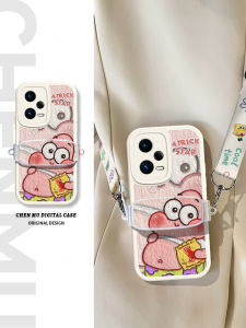 Cute Cartoon Redmi Note15 Phone Case Strap Crossbody Neck Hanging Female Model 12C Lens Full Cover Pro+ New Version 11