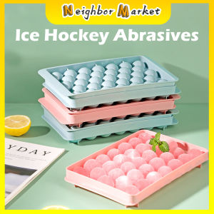 18/33 Grids Colorful Round Ice Mould Ice Cube Tray Cube Maker PP Plastic Mold Forms Food Grade Mold