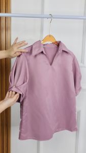 OS Ladies - Blus Wanita Lolly Atasan Blouse Jumbo Cewek Model Terbaru Size L dan XXL bigsize