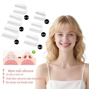 Dụng Cụ Hỗ Trợ Mũi Bằng Silicon Kẹp Chỉnh Hình Cánh Mũi Dụng Cụ Định Hình Điều Chỉnh Cho Phẫu Thuật Nâng Mũi Phục Hồi Sau Phẫu Thuật.