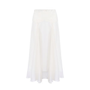 YIKEXIAOYEMEI | Chân Váy A-Line Cao Waist Thiết Kế Pháp