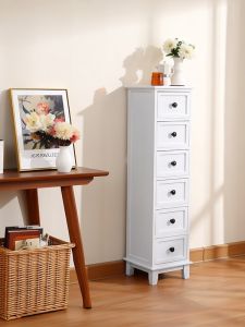 HENGDEMU | Modern Small Space Long Narrow Drawer Cabinet