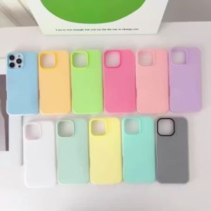 2 IN 1 Candy Color Phone Case For iPhone 18 Pro Max 17 16 15 14 13 11 12 Air 18promax 17promax Ultra Thin Cover Funda Capa Coque