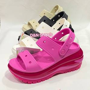 รองเท้าผู้หญิง ส้นสูง แบบสวม2เส้นหลักส้นMega Crush Sandal ไซส์ 35-40