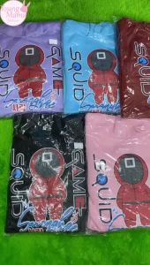 YMF - Setelan Sweater Hoodie Saranghae Squid Gem | Setelan Anak | COD (Anak-Remaja)®