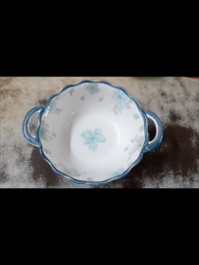 TÔ SÚP (CÓ TAI) GỐM SỨ CAO CẤP - HỌA TIẾT THANH HOA CÁT TƯỜNG – 24CM