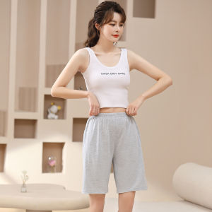 Pajama Pants Womens Pure Cotton Home Shorts Summer Pirate Shorts Summer Thin Loose Home Pants Outerwear Large Size