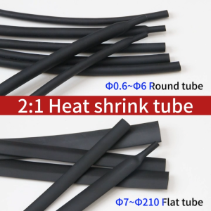 MW Heat Shrink Tube Black 5 Meters | For Electrical Wiring & Repairs