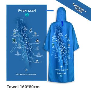 FRENZEL | Quick-Drying Changing Robe Beach and Swimming Absorbent