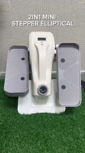 [UPGRADED] SellinCost 2in1 Mini Stepper Elliptical Machine Trainer Cross Training Exercise Bike Bicycle Slim Spinning Bike Cycling Exercise Leg Hand Low Impact Training Basikal Exercise Meja Terbalik ECT160M ECT220M