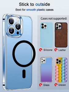 DAMILE TP10 Adhesive Metal Ring Sticker for Magsafe Wireless Charging Adapter Rings for Magnetic Phone Grip Holder Case Converter Accessories for iPhone 12 13 14 Car Mount Magnet Attachment