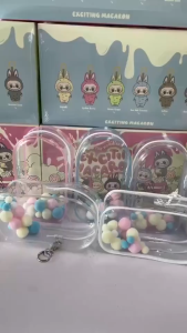 Clear Storage Bag Pouch Keychain Bag Storage Pouch Box Doll Bag Charging Cable Storage Bag