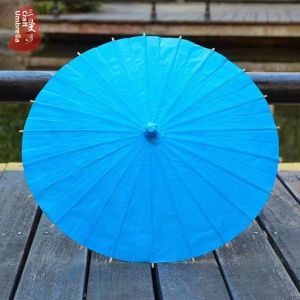 Mini Hand-Painted Paper Umbrella DIY Craft Props for Kindergarten Drawing Colorful Decorative Props Photography Wedding Dance