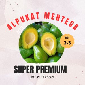 Buah Alpukat - Alpukat Mentega - Alpukat Mentega Super Premium