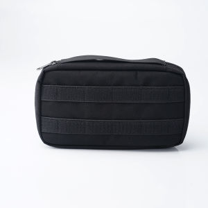 DOOMGEAR Digital Storage Bag with Zipper Mobile Power Cable Data Cable Organizer Business Style Polyester Material Youth Suitable