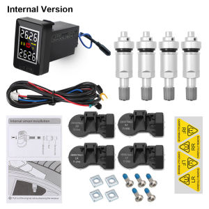 Car TPMS Wireless 4Pcs External /Internal Sensor Save Fuel for Toyota Tire Pressure Monitor System