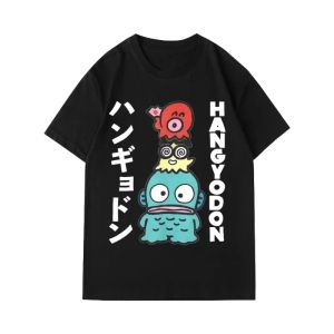 Bandai | Hangyodon Japanese for Men Women T Shirt Vintage Tops Shirt Kids Short -Sleeved Summer Ladies Clothes Y2k Top Female Clothing