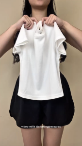 Baju Kaos Crop Top Wanita murah//Crop Top Wanita Korean style//Atasan Crop Top Lengan Pendek