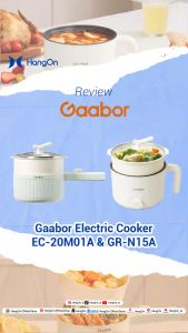 Gaabor Panci Listrik Serbaguna Electric Cooker Anti Lengket 1.5L Kukusan Steamer GR-N15A
