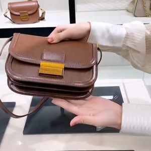 New Tide High Sense of Foreign Texture Diagonal Bag: Small Fashion Design & Single Shoulder Square Bag