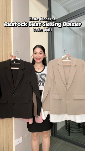 Big Size Korean Blazer can fit to S-5XL Stretchable Type Korean Both Casual & Formal Wear Long Sleeves *8601