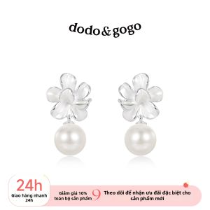 DODO.GOGO | Bông Tai Mềm Mại Hương Hoa Viên Ngọc Có Móng