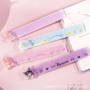 【Hàng có sẵn】sanrio thước xoay vui nhộn thiết bị văn phòng văn phòng phẩm dành cho sinh viên thẳng hoạt hình dễ thương giai điệu kuromi