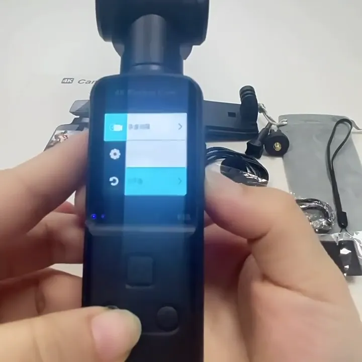 DJI เทคโนโลยีเดียวกัน WiFi Pocket Camera กล้องแอ็กชัน กลางแจ้ง270° หมุน ...