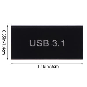 1Pc USB 3.0 Coupler Female To USB Straight Converter Type C Female Adapter Speed USB3.0 Type-C Extender Connection Converter