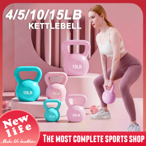 NEW LIFE Dumbbell 4LBS/5LBS/10LBS/15LBS candy color water bottle sports advanced weightlifting water bottle bell home fitness equipment exercise strength training water bottle dumbbell set