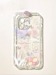 Cute Butterfly Style Mobile Phone Case Creative Silicone Protective Cover for Samsung  Huawei And Other Phones Eco-friendly