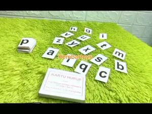 FC-K-HURUF TERMURAH!! Flash Card Kartu Huruf Alat Peraga Bahasa Indonesia