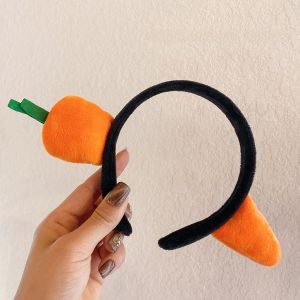 Carrot Shark Hairband Funny Student Girls Headwear Popular Internet Celebrity Cute Quirky Hair Accessories Best Friend Gift