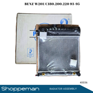 40036 MERCEDES BENZ W201 C180 C200 C220 1993-1995 RADIATOR ASSEMBLY A/T 360x418x26mm 1ROW