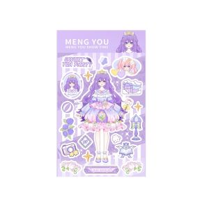 H2Z Sweeten Your Projects with Cute Pomelo Sisters Asian-Inspired Comic Girl Stickers SZ314