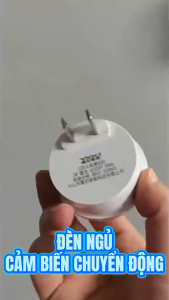 Đèn LED Cảm Biến Tự Động Bật Tắt Khi Có Người Đi Qua Công Suất 3W Tầm Quét Rộng Ánh Sáng Ổn Định
