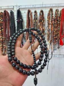 tasbih kayu kemuning hitam 10mm terbaru